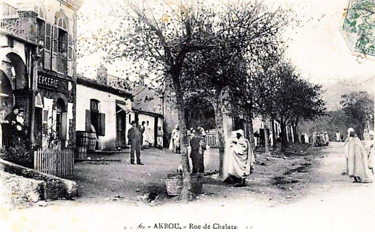 Akbou - Rue de Chelata - 1907.jpg